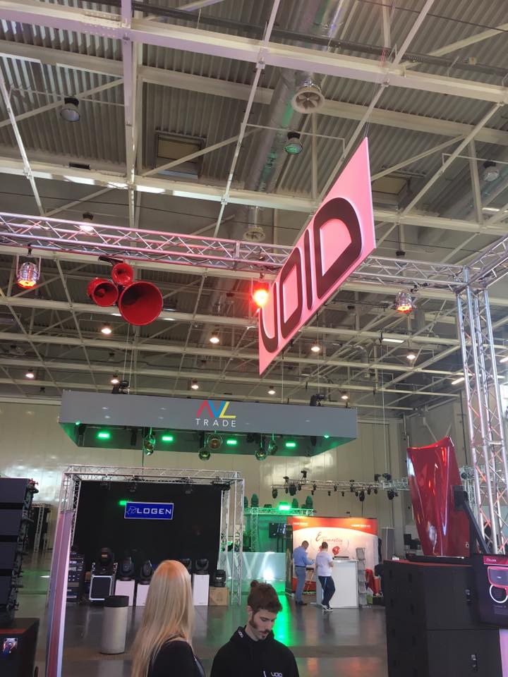 Void Acoustics a budapesti Music Expo kiállítói között.